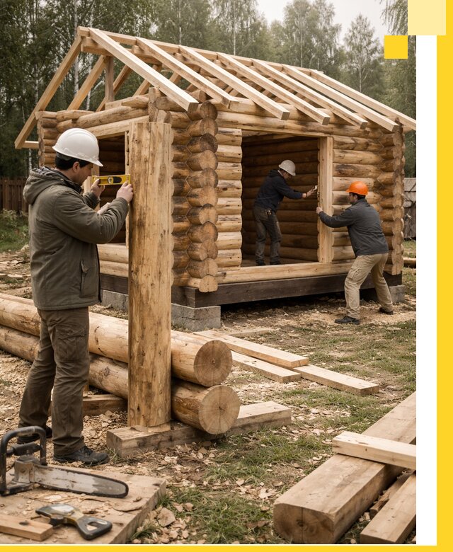 Строительство бань для дачи под ключ в Мончегорске с доставкой и монтажом