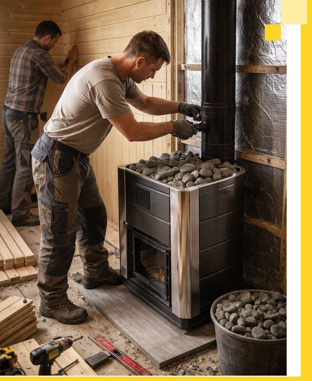 Проектирование и строительство парилок для бани в Мончегорске под ключ