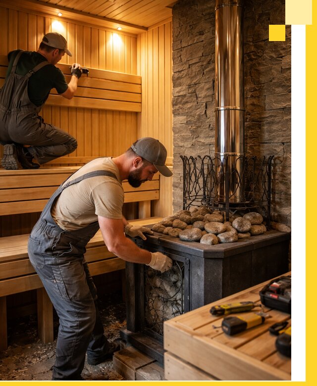 Комплексный дизайн бань, саун и зон отдыха в Мончегорске