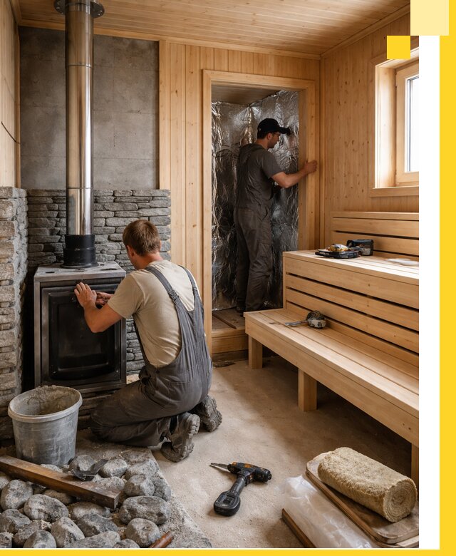 Строительство и изготовление бань под ключ в Мончегорске