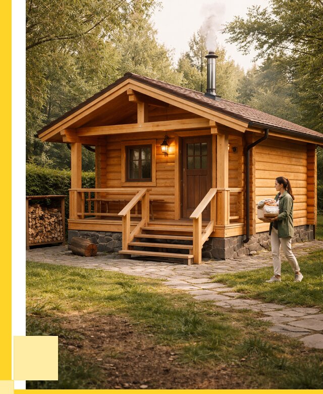 Купить баню под ключ в Мончегорске от 656500 р. | ЭриданМнч