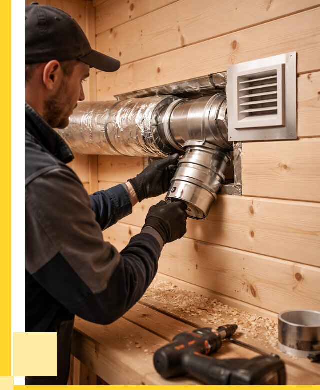 Монтаж вентиляции бани в Мончегорске от 12120 р. | ЭриданМнч