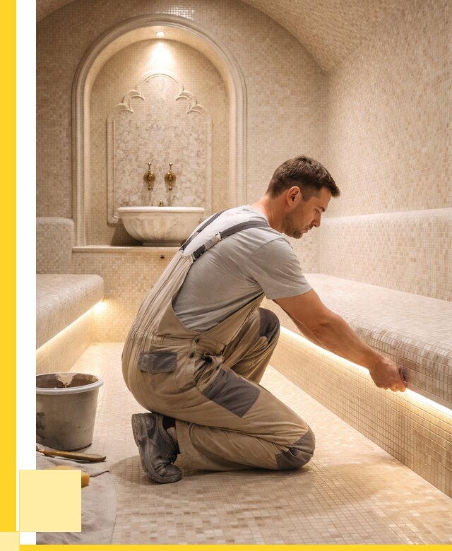 Отделка хамамов под ключ в Мончегорске от 5555 р. | ЭриданМнч