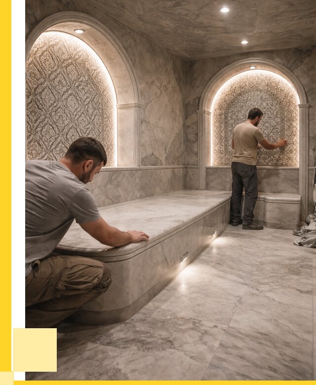 Турецкие бани под ключ в Мончегорске от 252500 р. | ЭриданМнч