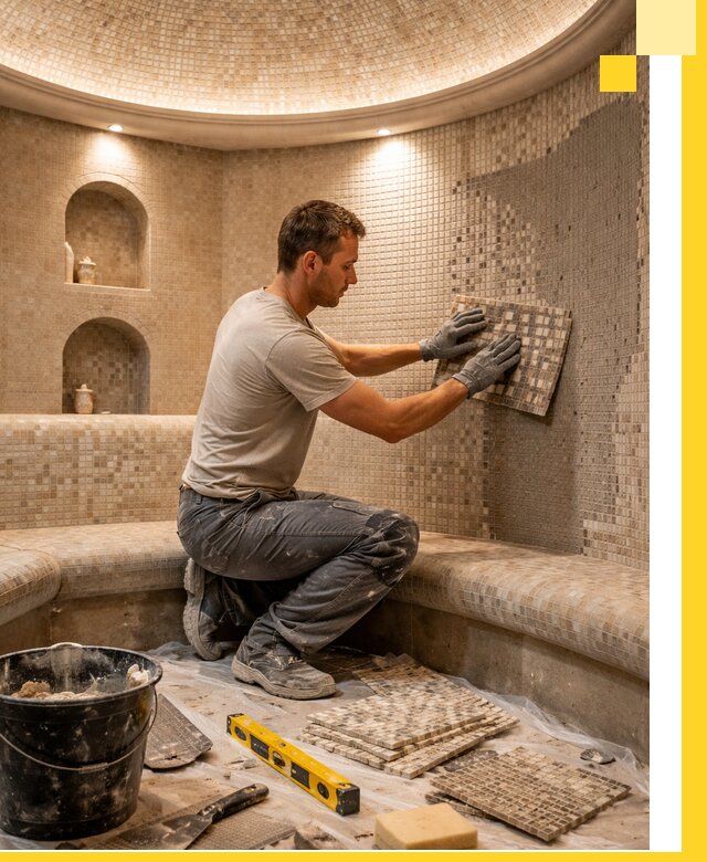 Устройство и монтаж домашнего хамама под ключ в Мончегорске