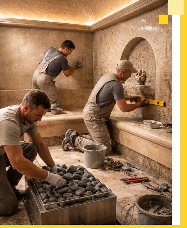 Проектирование и строительство хамама и сауны в Мончегорске