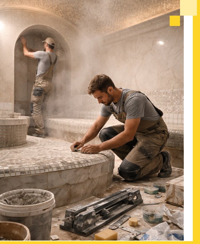 Профессиональный дизайн хамама и SPA под ключ в Мончегорске