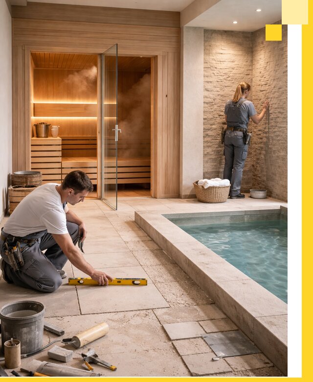 Комплексный дизайн и отделка интерьеров SPA под ключ в Мончегорске